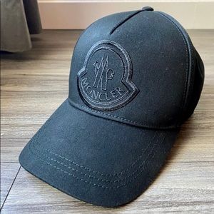 Moncler logo baseball cap
